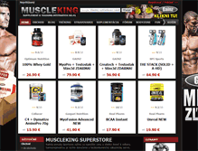 Tablet Screenshot of muscleking.sk